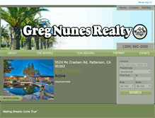 Tablet Screenshot of gregnunes.com